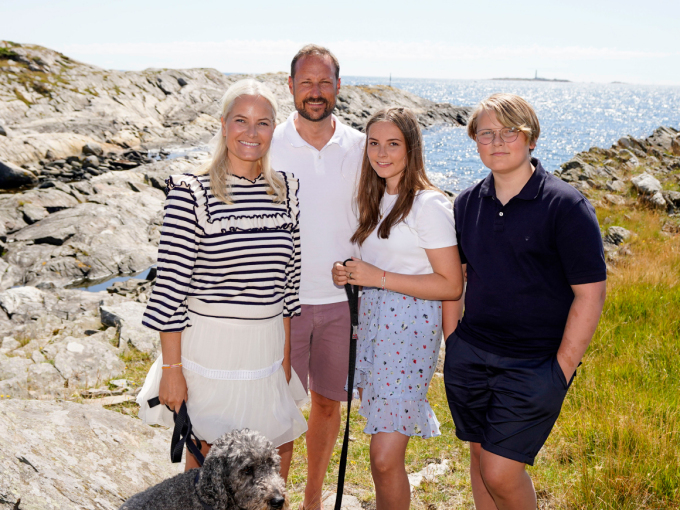 Om sommeren er Kronprinsfamilien ofte på Dvergsøya utenfor Kristiansand, Foto: Lise Åserud, NTB scanpix.